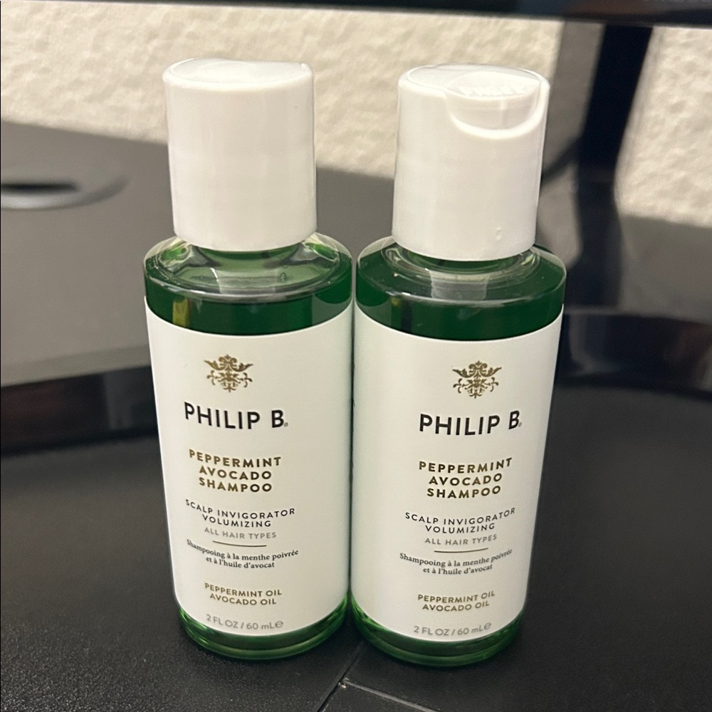 Philip B Peppermint Avocado Shampoo set of 2